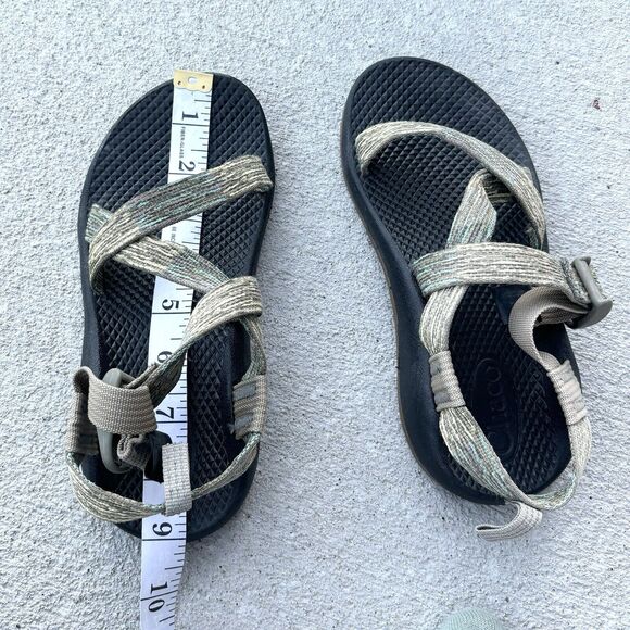 Chaco Classic Youth Unisex Kids Sz 3 Green Sandals Outdoor Straps Adjustable - Picture 4 of 6